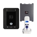 DECT draadloze inbouw intercom met handset zilver