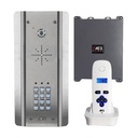 DECT draadloze intercom met handset + codepaneel zilver