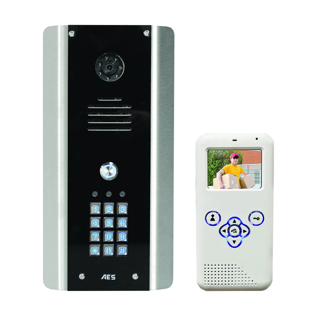 DECT draadloze videofoon met handset + code RVS