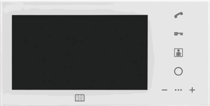 Glass-PRO monitor video 7"  wit