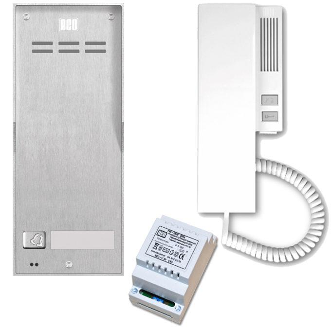 Kit intercom Audio 1B en saillie