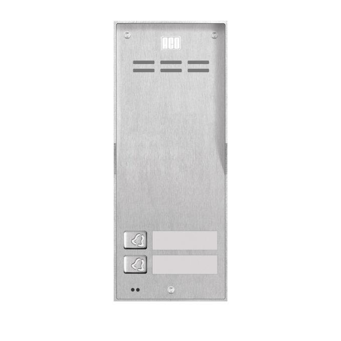 Audio intercom 2 buttons surface