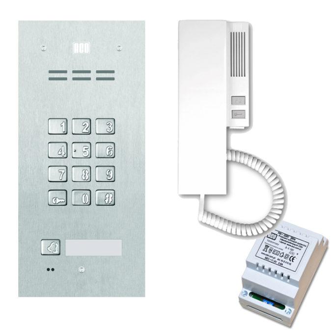 Kit Intercom Audio code 1B encastré