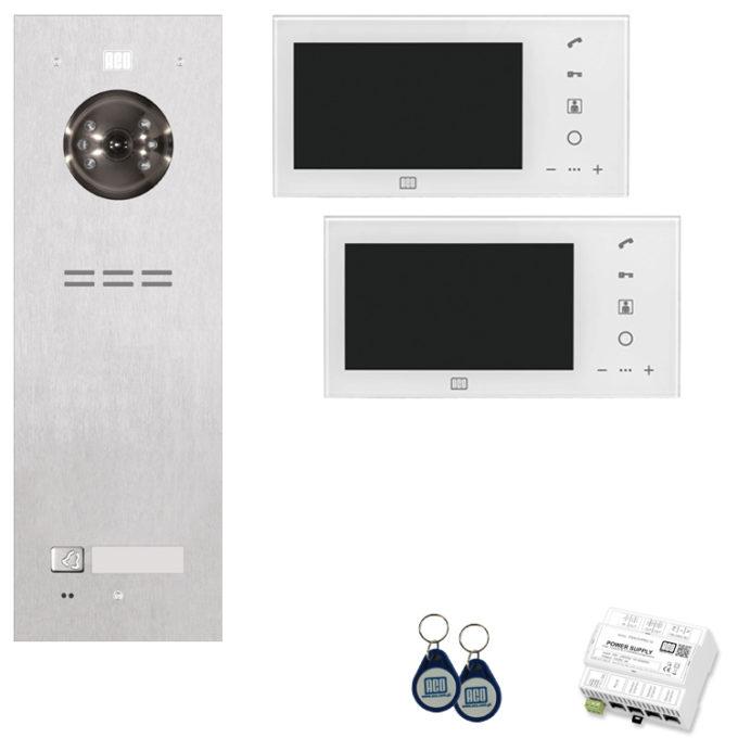 Video intercomkit 1K/2M Inbouw