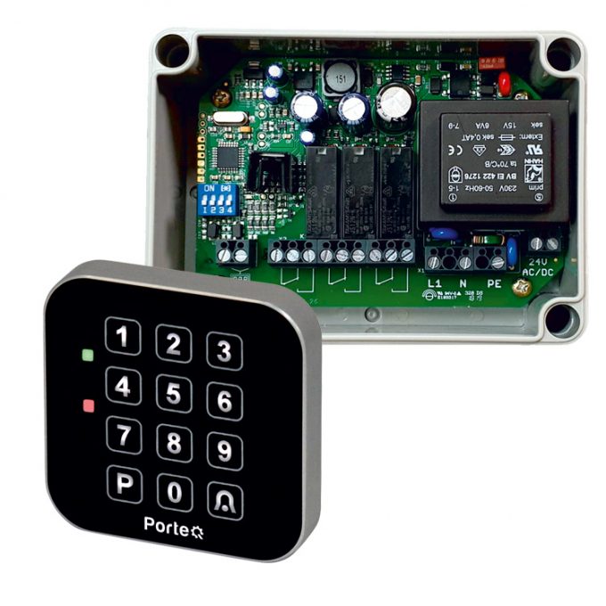 Clavier à code/décodeur 3 relais 230/24V