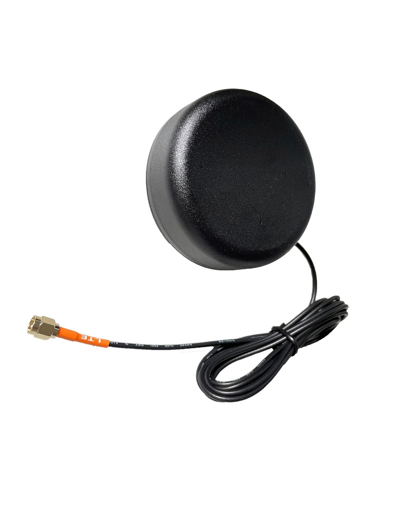 Antenne discrète GSM 4G – Ø80 mm, câble SMA de 2 m