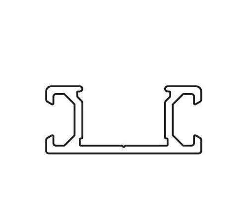 Alu profiel voor afslaglijst 30mm br x 2m lang