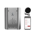 GSM intercom met in/uitbelfunctie zilver