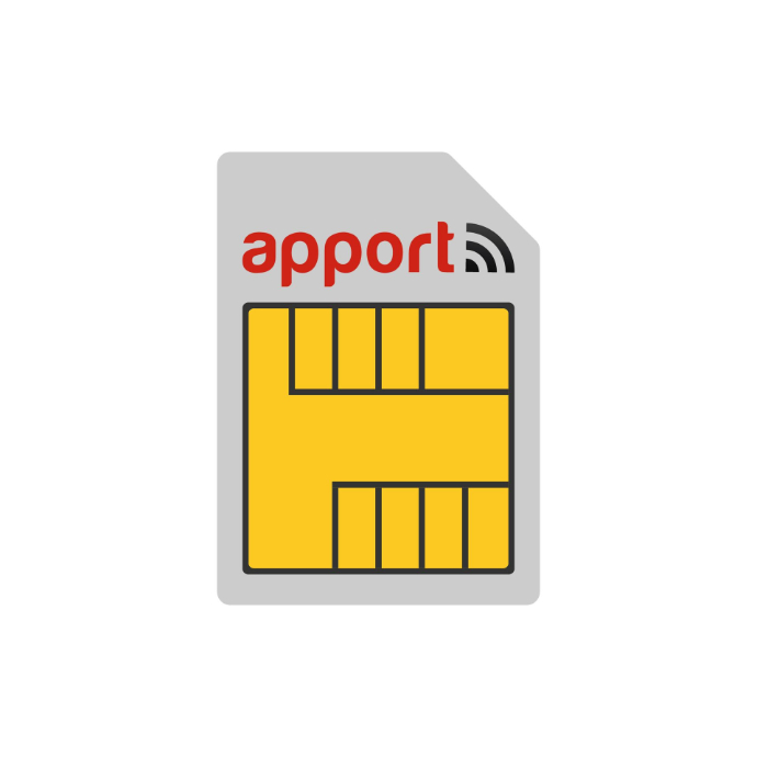 Sim no voice/maand - Voor AP224 en 4G videofoon