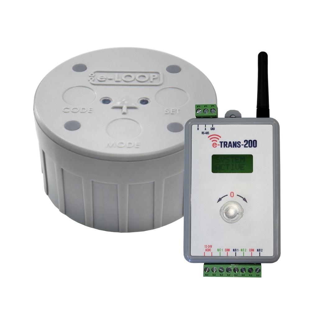 Draadloze inbouw voertuigdetectie + T200