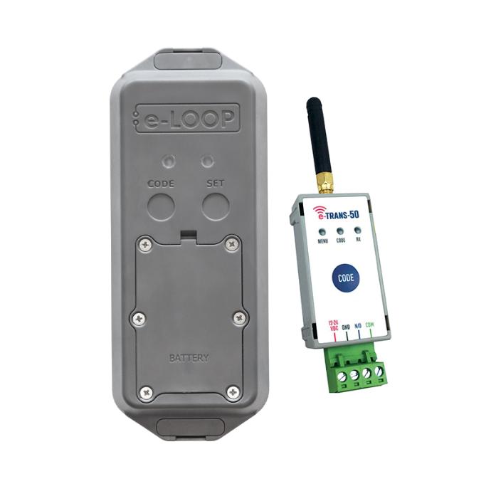 ELOOPM-RAD-K Wireless vehicle detector, set, pole mount, EXIT/PRESENCE