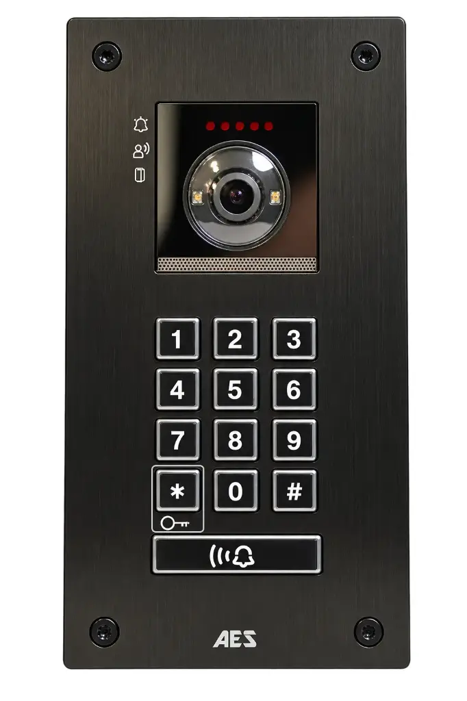 Opyn videofoon inbouw -LAN/WiFi - Code en QR-lezer 