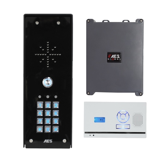 [A2005409] DECT draadloze intercom handsfree wandset + code