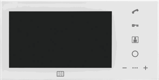[A3100001] Glass-PRO monitor video 7"  wit