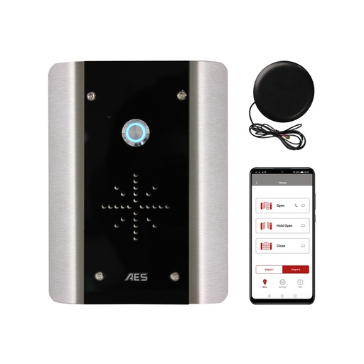 [A2006408] GSM intercom met in/uitbelfunctie RVS