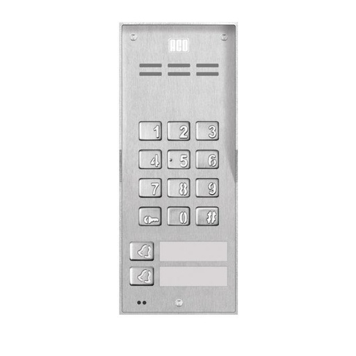 [A3001012] Buitenstation Audio code & 2K Opbouw