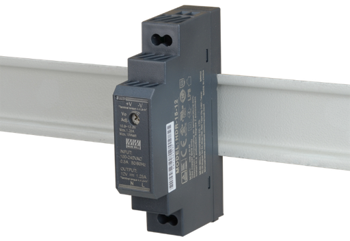[T30001612] DIN-rail voeding - 12VDC/1,25A