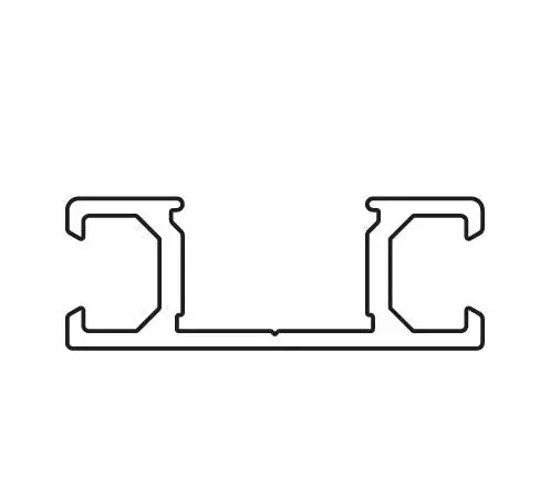 [P23402163] XL-AP36 aluminum profile for safety strip 36mm wide x 2m long