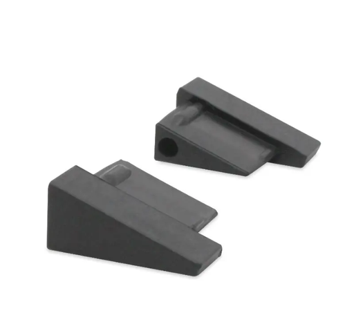 [P23411902]  paar eindstops voor 20° gebogen alu rail 36mm