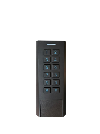 [F4100065] Prokey 2RB -badgelezer - 2 relais RVS zwart