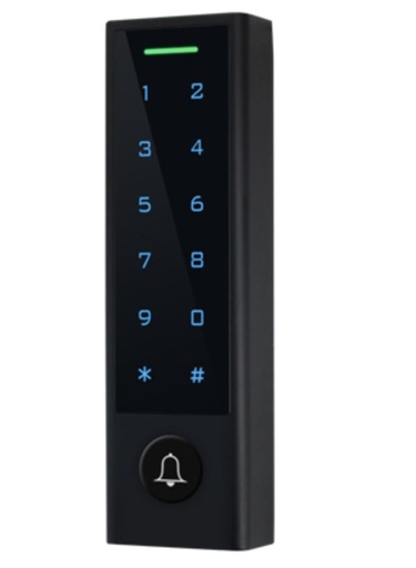 [F4100066] Touchkey 1RB- Badgelezer - 1 relais/wiegand zwart